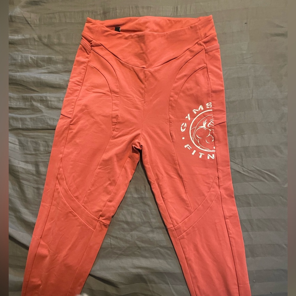 Coral Gymshark leggings
